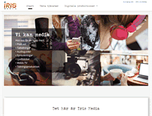 Tablet Screenshot of irismedia.se