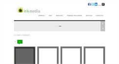 Desktop Screenshot of irismedia.es