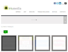 Tablet Screenshot of irismedia.es